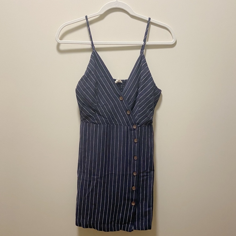 LA Hearts Juniors Button Front Mini Dress Medium